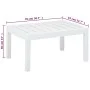 Weißer Gartentisch aus Kunststoff 78x55x38 cm von vidaXL, Gartentische - Ref: Foro24-48814, Preis: 56,83 €, Rabatt: %