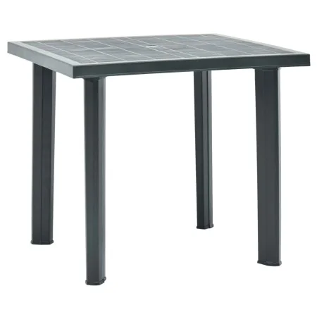 Mesa de jardín de plástico verde 80x75x72 cm de vidaXL, Mesas de jardín - Ref: Foro24-48803, Precio: 76,53 €, Descuento: %