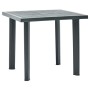 Grüner Gartentisch aus Kunststoff 80x75x72 cm von vidaXL, Gartentische - Ref: Foro24-48803, Preis: 72,07 €, Rabatt: %