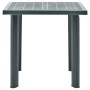 Grüner Gartentisch aus Kunststoff 80x75x72 cm von vidaXL, Gartentische - Ref: Foro24-48803, Preis: 72,07 €, Rabatt: %