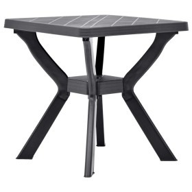 Anthracite gray plastic bistro table 70x70x72 cm by vidaXL, Garden tables - Ref: Foro24-48801, Price: 86,21 €, Discount: %