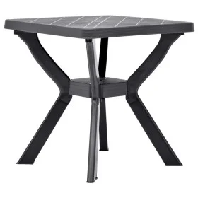 Anthracite gray plastic bistro table 70x70x72 cm by vidaXL, Garden tables - Ref: Foro24-48801, Price: 84,40 €, Discount: %