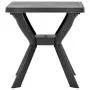 Mesa bistró plástico gris antracita 70x70x72 cm de vidaXL, Mesas de jardín - Ref: Foro24-48801, Precio: 84,23 €, Descuento: %