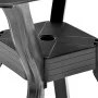 Mesa bistró plástico gris antracita 70x70x72 cm de vidaXL, Mesas de jardín - Ref: Foro24-48801, Precio: 84,23 €, Descuento: %