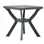 Anthracite gray plastic bistro table 70x70x72 cm by vidaXL, Garden tables - Ref: Foro24-48801, Price: 86,21 €, Discount: %