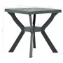 Mesa bistró plástico gris antracita 70x70x72 cm de vidaXL, Mesas de jardín - Ref: Foro24-48801, Precio: 84,23 €, Descuento: %