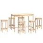 7-piece solid pine wood bar set by vidaXL, Furniture sets for kitchens and dining rooms - Ref: Foro24-3124707, Price: 386,10 ...