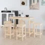 7-piece solid pine wood bar set by vidaXL, Furniture sets for kitchens and dining rooms - Ref: Foro24-3124707, Price: 386,10 ...
