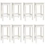 Set de bar 9 piezas madera maciza de pino blanco de vidaXL, muebles para cocinas y comedores - Ref: Foro24-3124718, Precio: 5...