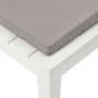 Garden lounger with white plastic cushion by vidaXL, Garden chairs - Ref: Foro24-48825, Price: 68,37 €, Discount: %
