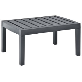 Mesa de jardín de plástico gris antracita 78x55x38 cm de vidaXL, Mesas de jardín - Ref: Foro24-48815, Precio: 57,00 €, Descue...