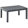 Anthrazitgrauer Gartentisch aus Kunststoff 78x55x38 cm von vidaXL, Gartentische - Ref: Foro24-48815, Preis: 59,60 €, Rabatt: %