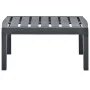Anthrazitgrauer Gartentisch aus Kunststoff 78x55x38 cm von vidaXL, Gartentische - Ref: Foro24-48815, Preis: 59,60 €, Rabatt: %