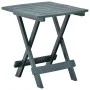 Green plastic garden folding table 45x43x50 cm by vidaXL, Garden tables - Ref: Foro24-48809, Price: 32,65 €, Discount: %