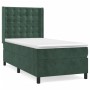 Boxspringbett mit dunkelgrüner Samtmatratze 80x200 cm von vidaXL, Betten und Lattenroste - Ref: Foro24-3132888, Preis: 316,69...
