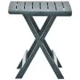 Grüner Gartenklapptisch aus Kunststoff 45x43x50 cm von vidaXL, Gartentische - Ref: Foro24-48809, Preis: 32,91 €, Rabatt: %