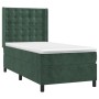 Boxspringbett mit dunkelgrüner Samtmatratze 80x200 cm von vidaXL, Betten und Lattenroste - Ref: Foro24-3132888, Preis: 316,69...
