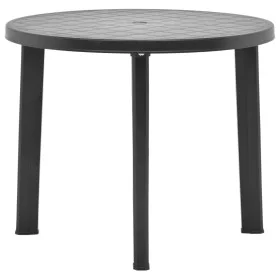 Anthracite grey plastic garden table 89 cm by vidaXL, Garden tables - Ref: Foro24-48807, Price: 84,13 €, Discount: %