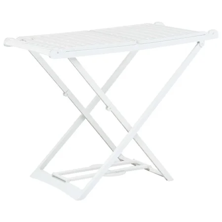 Zusammenklappbare Wäscheleine aus weißem Kunststoff von vidaXL, Wäscheleinen und Kleiderbügel - Ref: Foro24-48817, Preis: 68,...