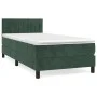 Box spring bed with dark green velvet mattress 80x200 cm by vidaXL, Beds and slatted bases - Ref: Foro24-3141392, Price: 257,...