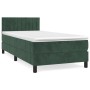 Boxspringbett mit dunkelgrüner Samtmatratze 80x200 cm von vidaXL, Betten und Lattenroste - Ref: Foro24-3141392, Preis: 252,19...