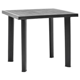 Anthracite gray plastic garden table 80x75x72 cm by vidaXL, Garden tables - Ref: Foro24-48804, Price: 84,47 €, Discount: %