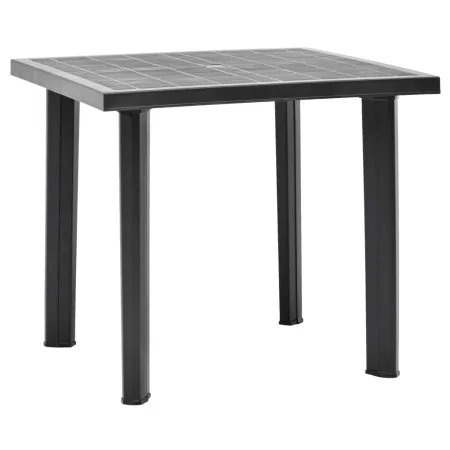Mesa de jardín de plástico gris antracita 80x75x72 cm de vidaXL, Mesas de jardín - Ref: Foro24-48804, Precio: 84,47 €, Descue...