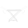 Tendedero plegable de plástico blanco de vidaXL, Tendederos y perchas - Ref: Foro24-48817, Precio: 75,00 €, Descuento: %