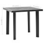 Anthrazitgrauer Gartentisch aus Kunststoff 80x75x72 cm von vidaXL, Gartentische - Ref: Foro24-48804, Preis: 77,43 €, Rabatt: %