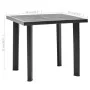 Mesa de jardín de plástico gris antracita 80x75x72 cm de vidaXL, Mesas de jardín - Ref: Foro24-48804, Precio: 84,47 €, Descue...