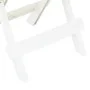 Folding white plastic garden table 45x43x50 cm by vidaXL, Garden tables - Ref: Foro24-48808, Price: 33,69 €, Discount: %