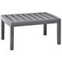 Mokkafarbener Gartentisch aus Kunststoff, 78 x 55 x 38 cm von vidaXL, Gartentische - Ref: Foro24-48816, Preis: 44,21 €, Rabat...
