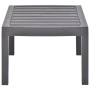 Mokkafarbener Gartentisch aus Kunststoff, 78 x 55 x 38 cm von vidaXL, Gartentische - Ref: Foro24-48816, Preis: 44,21 €, Rabat...