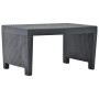 3-piece anthracite grey plastic garden furniture set by vidaXL, Garden sets - Ref: Foro24-48824, Price: 205,40 €, Discount: %