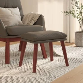 Fußstütze aus grauem Kunstleder, 45 x 29,5 x 35 cm von vidaXL, Osmanen - Ref: Foro24-341492, Preis: 40,50 €, Rabatt: %