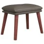 Gray synthetic leather footrest 45x29.5x35 cm by vidaXL, Ottomans - Ref: Foro24-341492, Price: 40,45 €, Discount: %