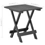 Anthrazitgrauer klappbarer Gartentisch aus Kunststoff 45x43x50 cm von vidaXL, Gartentische - Ref: Foro24-48810, Preis: 29,28 ...