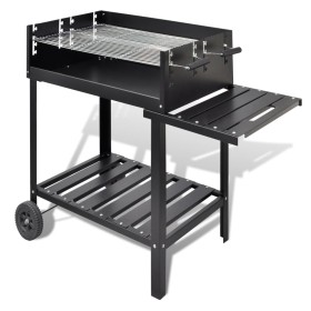 Holzkohlegrillständer mit 2 Rädern von vidaXL, Grillen - Ref: Foro24-40714, Preis: 184,97 €, Rabatt: %