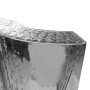 Fuente de jardín de acero inoxidable plateado 60,2x37x122,1 cm