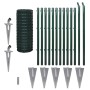 Set de euro valla acero verde 25x1 m de vidaXL, Paneles de vallas - Ref: Foro24-140561, Precio: 238,85 €, Descuento: %