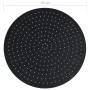 Cabezal de ducha efecto lluvia acero inox redondo negro 50 cm de vidaXL, Cabezales de ducha - Ref: Foro24-147694, Precio: 74,...