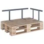 Rückenlehne für Eisenpalettensofa 110 cm hellgrau von vidaXL, Gartenmöbelzubehör - Ref: Foro24-315791, Preis: 46,67 €, Rabatt: %