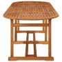 Mesa de comedor jardín 280x90x75 cm madera maciza de acacia de vidaXL, Mesas de jardín - Ref: Foro24-315950, Precio: 270,92 €...
