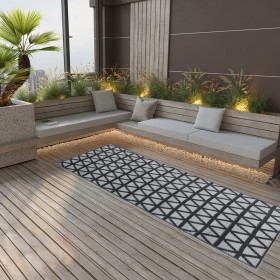 Schwarzer PP-Außenteppich 80x250 cm von vidaXL, Outdoor-Protektoren - Ref: Foro24-317006, Preis: 29,63 €, Rabatt: %