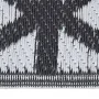 Black PP outdoor rug 80x250 cm by vidaXL, Outdoor protectors - Ref: Foro24-317006, Price: 29,12 €, Discount: %