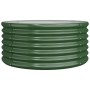 Green powder coated steel planter 80x80x36 cm by vidaXL, Pots and planters - Ref: Foro24-318853, Price: 37,34 €, Discount: %