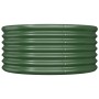 Green powder coated steel planter 80x80x36 cm by vidaXL, Pots and planters - Ref: Foro24-318853, Price: 37,34 €, Discount: %