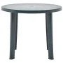 Green plastic garden table 89 cm by vidaXL, Garden tables - Ref: Foro24-48806, Price: 79,18 €, Discount: %