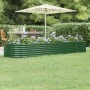 Blumenbeet-Pflanzgefäß aus grünem, pulverbeschichtetem Stahl, 296 x 80 x 36 cm von vidaXL, Töpfe und Pflanzgefäße - Ref: Foro...