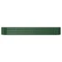 Green powder coated steel flower bed planter 296x80x36 cm by vidaXL, Pots and planters - Ref: Foro24-318923, Price: 69,42 €, ...